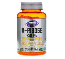 Now Foods D-рибоза 750 мг 120 капсул