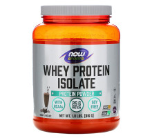 Now Foods, Sports, изолят сывороточного белка, голландский шоколад, 1,8 фунта (816 г)
