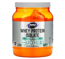 Now Foods, Для спорта, изолят сывороточного протеина, натуральный вкус, 1,2 фунта (544 г)