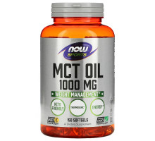 Now Foods Спортивное питание Масло МСТ 1000 мг 150 гелевых капсул