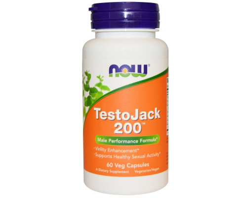 Now Foods TestoJack 200 Экстра сильный 60 растительных капсул Now Foods TestoJack 200 Экстра сильный 60 растительных капсул