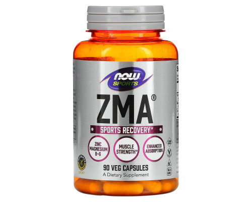 Now Foods, ZMA, Sports Recovery, 90 капсул Now Foods, ZMA, Sports Recovery, 90 капсул