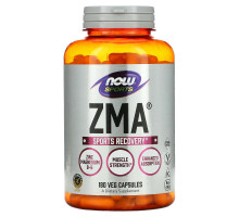 Now Foods, Спортивное питание, Комплекс ZMA, Восстановление после физических упражнений, 180 капсул