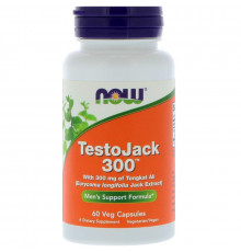 Now Foods TestoJack 300 60 вегетарианских капсул