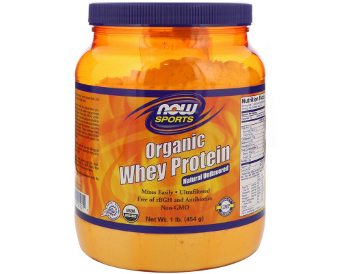 Now Foods, Спортпит, натуральный сывороточный белок, без вкуса, 454 г (1 фунт) Now Foods, Спортпит, натуральный сывороточный белок, без вкуса, 454 г (1 фунт)