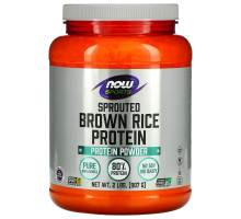 Now Foods, Sports, Белок из пророщенных зерен коричневого риса, 2 фунта (907 г)