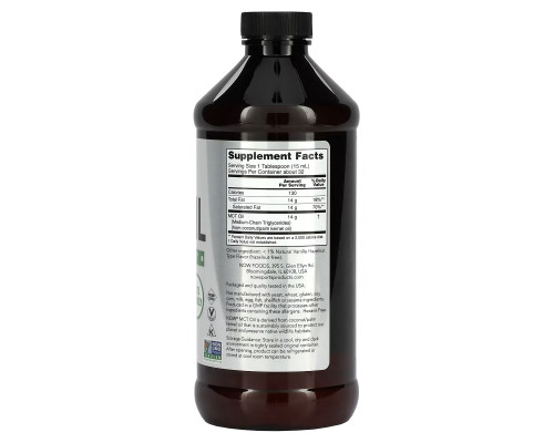 Now Foods, MCT Oil, Vanilla Hazelnut, 16 fl oz (473 ml) Now Foods, MCT Oil, Vanilla Hazelnut, 16 fl oz (473 ml)