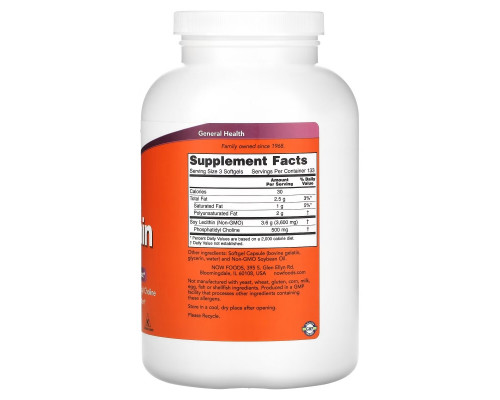 Now Foods Лецитин 1200 мг 400 капсул Now Foods Лецитин 1200 мг 400 капсул