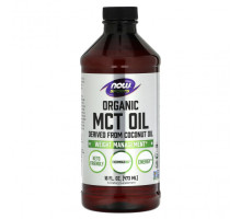 Для похудения и контроля веса NOW Foods, Sports, органическое масло среднецепочечных триглицеридов, 473 мл (16 жидк. Унций)