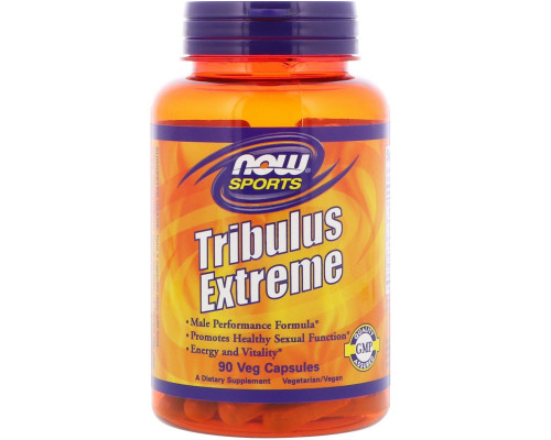 Now Foods, Sports, Tribulus Extreme, 90 растительных капсул Now Foods, Sports, Tribulus Extreme, 90 растительных капсул