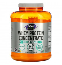 Now Foods, Whey Protein Concentrate, Natural Unflavored, 5 lbs (2268 g)