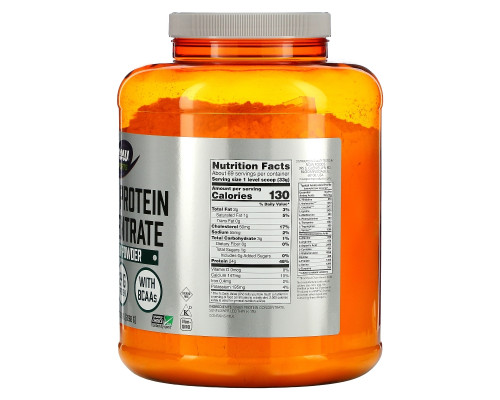 Now Foods, Whey Protein Concentrate, Natural Unflavored, 5 lbs (2268 g) Now Foods, Whey Protein Concentrate, Natural Unflavored, 5 lbs (2268 g)