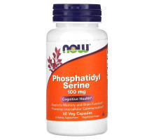 Now Foods, Phosphatidyl Serine, 100 mg, 60 Veg Capsules