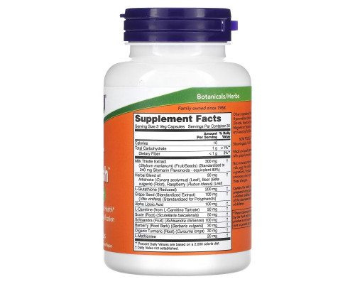 Now Foods Детоксификатор печени 90 капсул Now Foods Детоксификатор печени 90 капсул