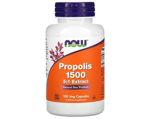 Now Foods Прополис 500 мг. 100 капсул Now Foods Прополис 500 мг. 100 капсул