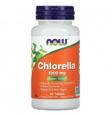 NOW Foods, Chlorella, 1,000 mg, 60 Tablets