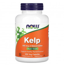 Now Foods Kelp Caps Овощной супер продукт  250 Капсул