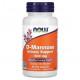 Женское здоровье NOW Foods, D-манноза, 500 мг, 60 растительных капсул