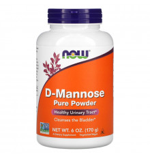 Now Foods, Чистая D-манноза в порошке, 6 унций (170 г)