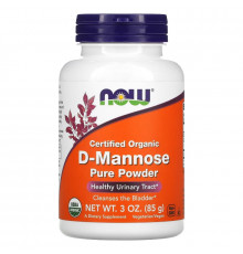 Now Foods, Порошок D-маннозы, 85 г (3 oz)