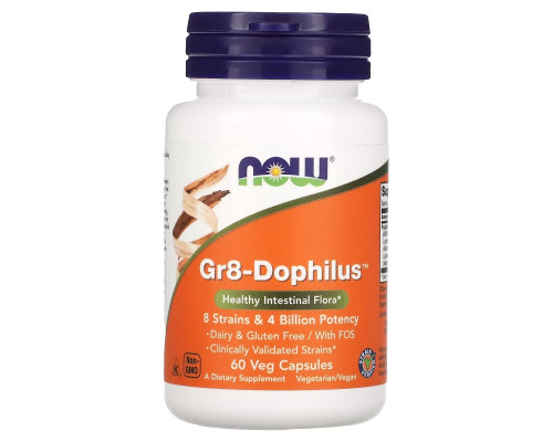 Now Foods Gr8-дофилус 60 капсул Now Foods Gr8-дофилус 60 капсул