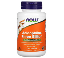 Now Foods Acidophilus Three Billion стабилизированный 180 таблеток