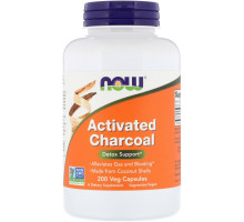 Now Foods, Activated Charcoal, 200 Veg Capsules