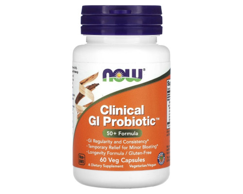 Now Foods Clinical GI Probiotic 60 вегетарианских капсул Now Foods Clinical GI Probiotic 60 вегетарианских капсул