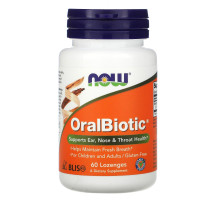 Now Foods OralBiotic 60 таблеток для рассасывания