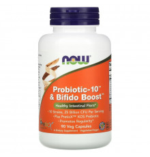 Now Foods, Probiotic-10 & Bifido Boost, 90 Veg Capsules