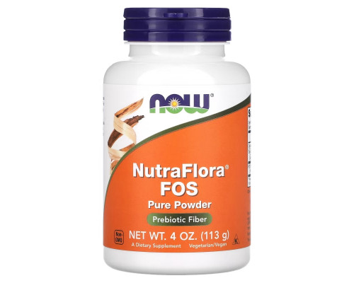 Now Foods Nutra Flora FOS (фруктоолигосахариды) 100% чистый порошок 4 унции (113 г) Now Foods Nutra Flora FOS (фруктоолигосахариды) 100% чистый порошок 4 унции (113 г)