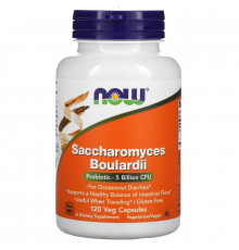 Now Foods, Saccharomyces Boulardii, 5 Billion CFU, 120 Veg Capsules