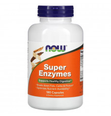 Now Foods, Суперферменты, 180 капсул