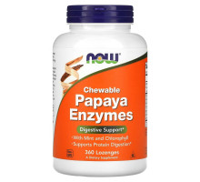 Now Foods Ферменты папайи жевательные пастилки 360 пастилок