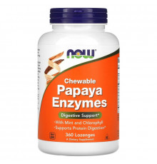 Now Foods Ферменты папайи жевательные пастилки 360 пастилок