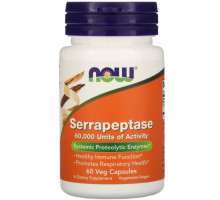 Now Foods, Serrapeptase, 60 Veg Capsules