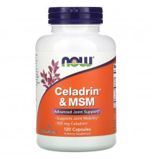 Now Foods Celadrin & MSM 500 мг 120 капсул