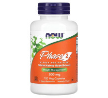 Now Foods Фаза 2 Нейтрализатор крахмала Экстракт белых бобов 120 капсул