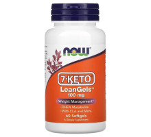 Now Foods, 7-кето, LeanGels, 100 мг, 60 мягких капсул
