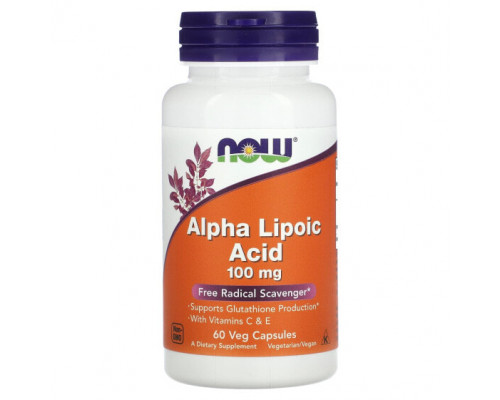 Антиоксиданты Alpha Lipoic Acid, 100 mg, 60 Veg Capsules Антиоксиданты Alpha Lipoic Acid, 100 mg, 60 Veg Capsules