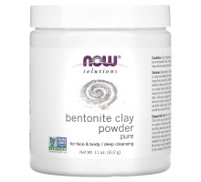 NOW Foods, Solutions, Bentonite Clay Powder, Pure, 11 oz (312 g)