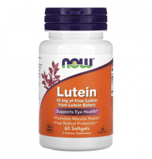 NOW Foods, Lutein, 10 mg, 60 Softgels