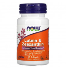Now Foods, Lutein & Zeaxanthin, 60 Softgels