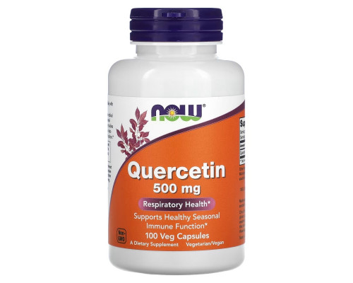 NOW Foods, Quercetin, 500 mg, 100 Veg Capsules