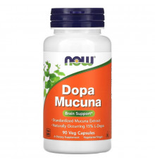 Now Foods Dopa Mucuna 90 вегетарианских капсул