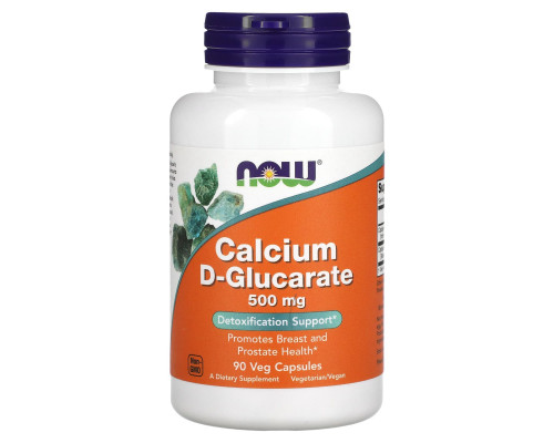 Now Foods, Calcium D-Glucarate, 500 mg, 90 Veggie Caps Now Foods, Calcium D-Glucarate, 500 mg, 90 Veggie Caps