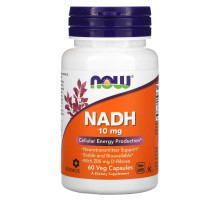 Now Foods НАДН 10 мг 60 вегетарианских капсул