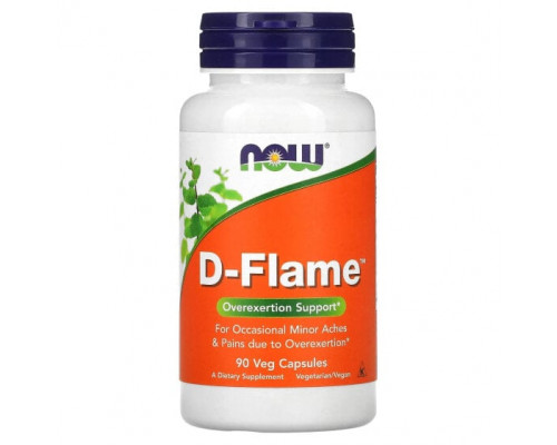 Растительные экстракты и настойки NOW Foods, D-Flame, 90 растительных капсул Растительные экстракты и настойки NOW Foods, D-Flame, 90 растительных капсул