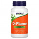 Растительные экстракты и настойки NOW Foods, D-Flame, 90 растительных капсул