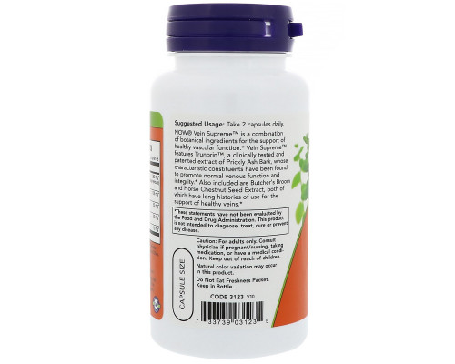 Now Foods Здоровые вены 90 растительных капсул Now Foods Здоровые вены 90 растительных капсул